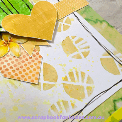 Tropical Sunday Night Scrap-Along Scrapbook Layout Kit by Naomi-Jon Redshaw - 14 December 2025