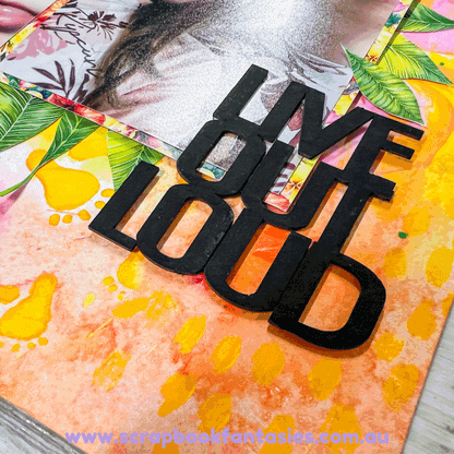 Tropical Sunday Night Scrap-Along Scrapbook Layout Kit by Naomi-Jon Redshaw - 19 December 2025