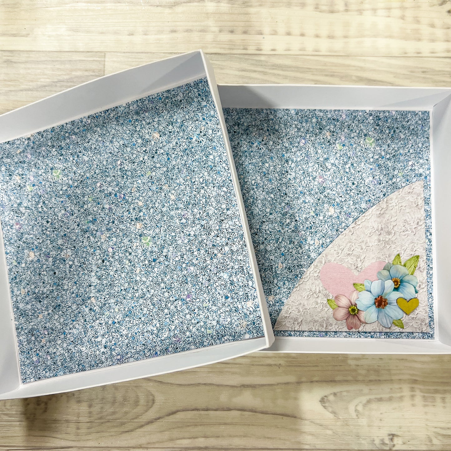 Very Vintage Shebango Easel Drawer-Box Card in a Box - ScrapBox Week - Week 41/2025