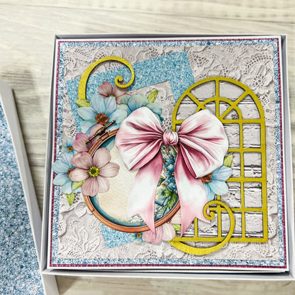 Very Vintage Shebango Easel Drawer-Box Card in a Box - ScrapBox Week - Week 41/2025