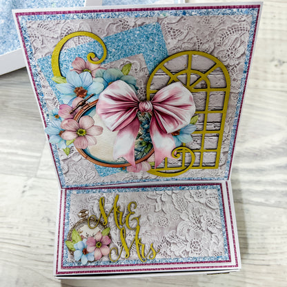 Very Vintage Shebango Easel Drawer-Box Card in a Box - ScrapBox Week - Week 41/2025