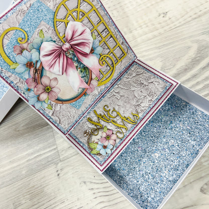 Very Vintage Shebango Easel Drawer-Box Card in a Box - ScrapBox Week - Week 41/2025