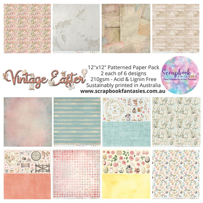 Vintage Easter 12x12 Double-Sided Patterned Paper Pack - 263000