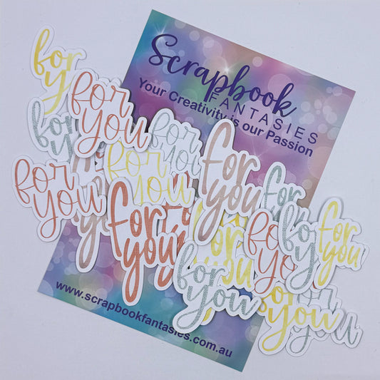 Vintage Easter Colour-Cuts - For You (20 pieces) 20806