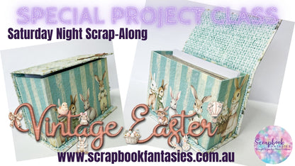 Vintage Easter Photo Box Saturday Night Scrap-Along  Kit by Alicia Redshaw - 14 March 2026