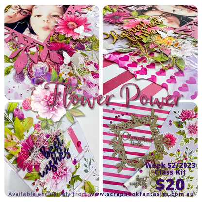 Class Kit - Live Classes Week 52/2023 with Alicia Redshaw (Monday 25 December) - Flower Power