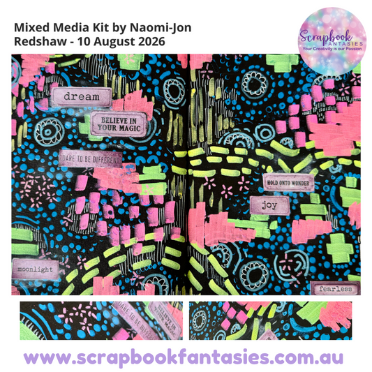 Mixed Media Kit by Naomi-Jon Redshaw - 10 August 2026