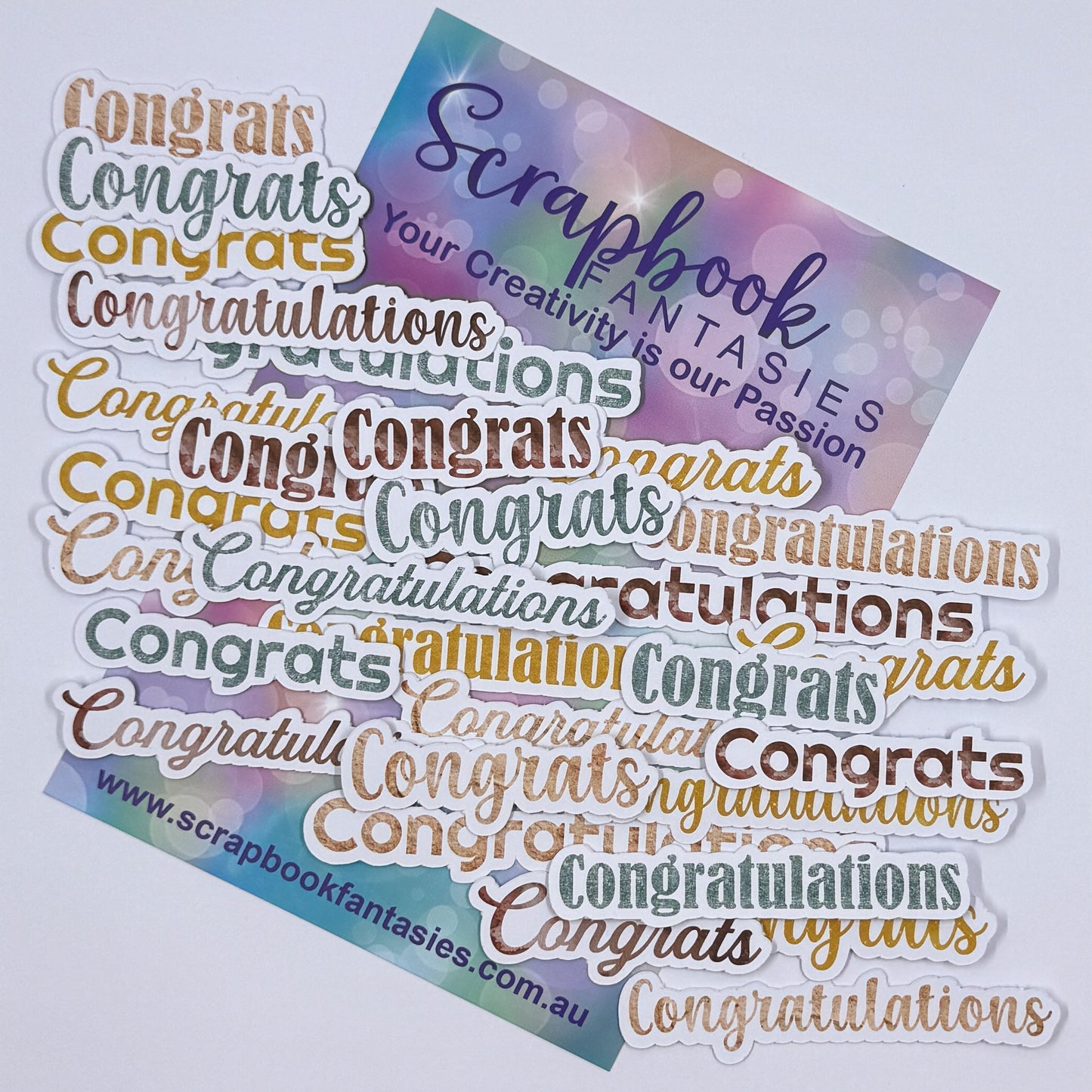 Western Girl Colour-Cuts - Congrats & Congratulations (30 pieces) 20876