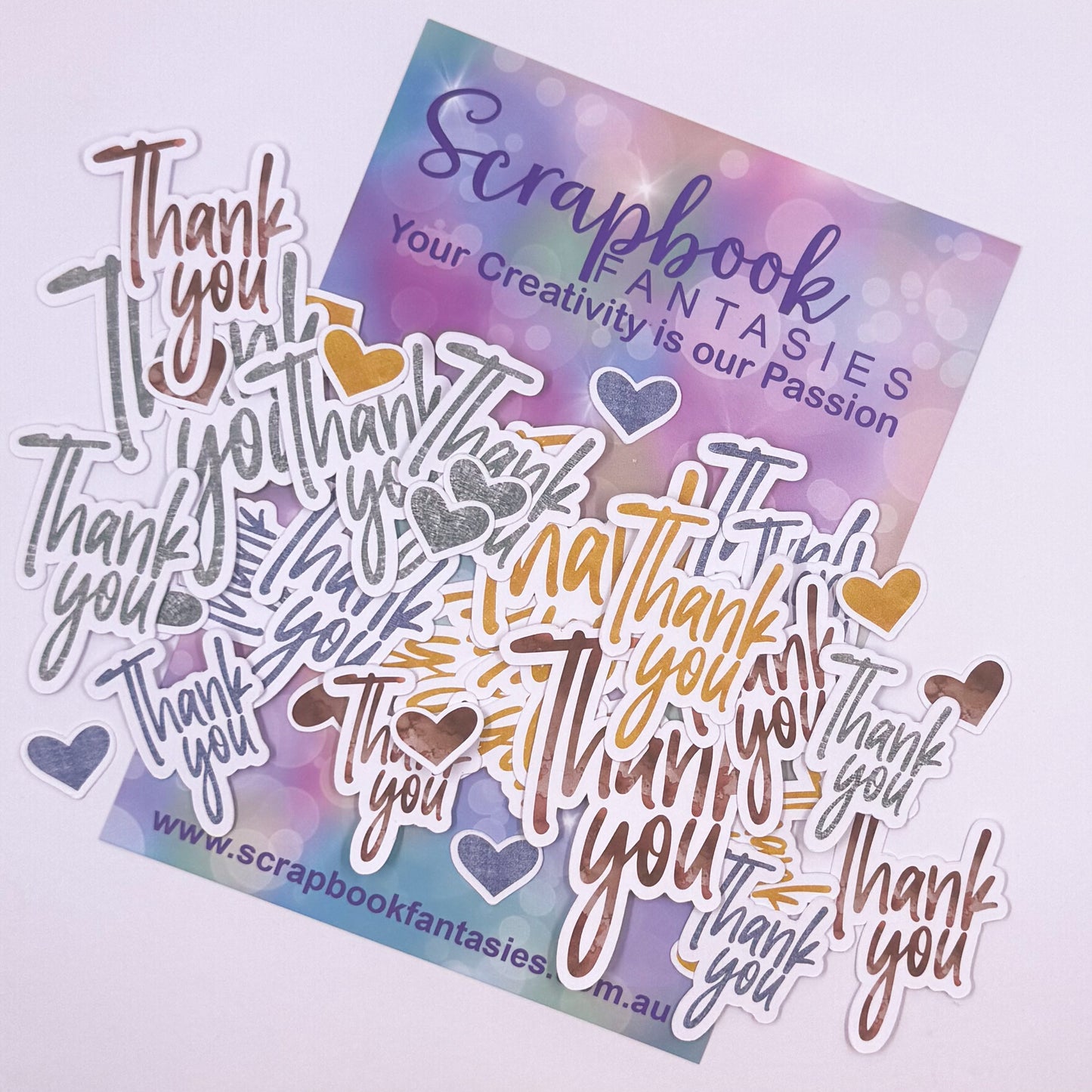 Western Girl Colour-Cuts - Thank you (36 pieces) 20738