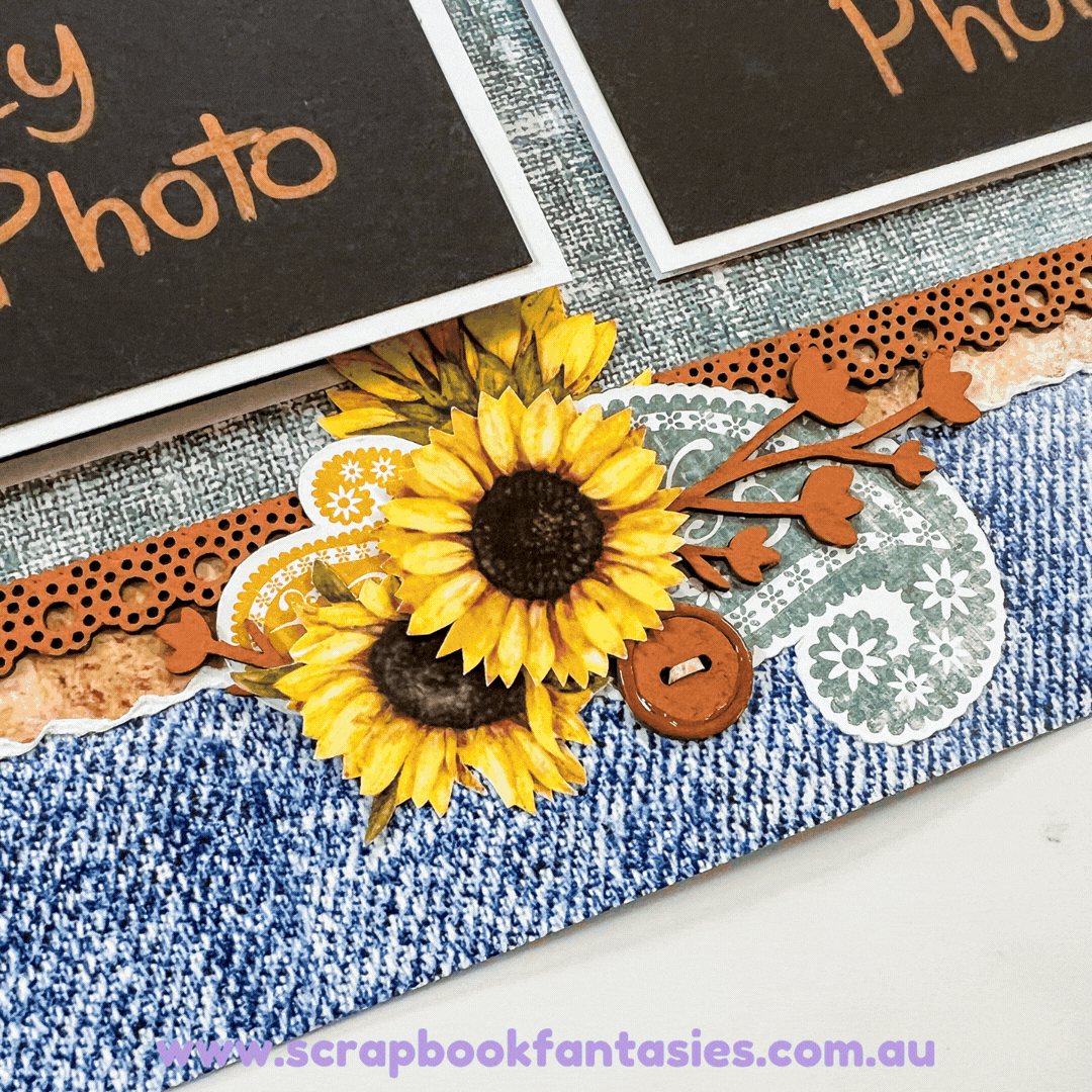 Western Girl Interactive Double Page Scrapbook Layout Kit by Alicia Redshaw