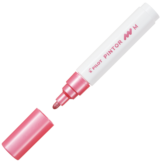 Pilot Pintor Paint Marker - Medium 1.4mm - Metallic Pink