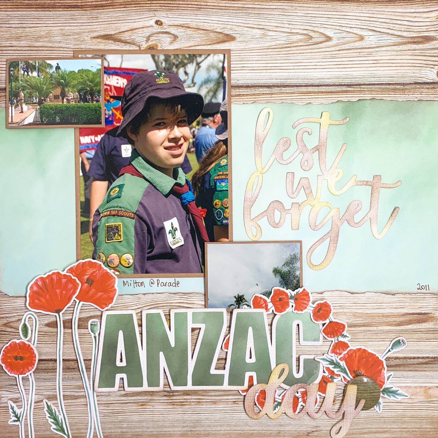 Anzac Day Friday Night Scrap-Along Kit - 23 April 2021