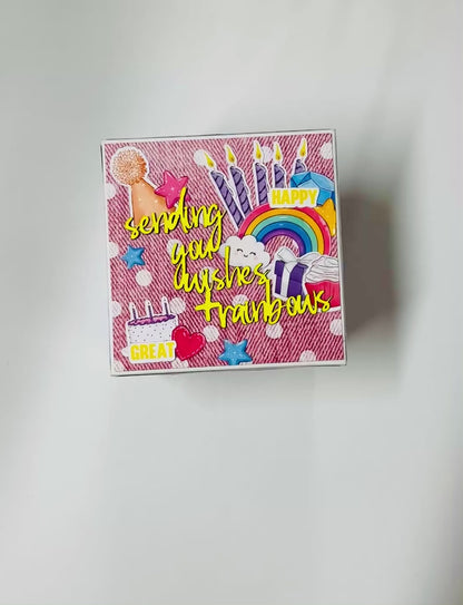 Unicorn Exploding Box Card - Scrapbox Week Thursday Night Card-Along Card Kit by Naomi-Jon Redshaw - 2 July 2026