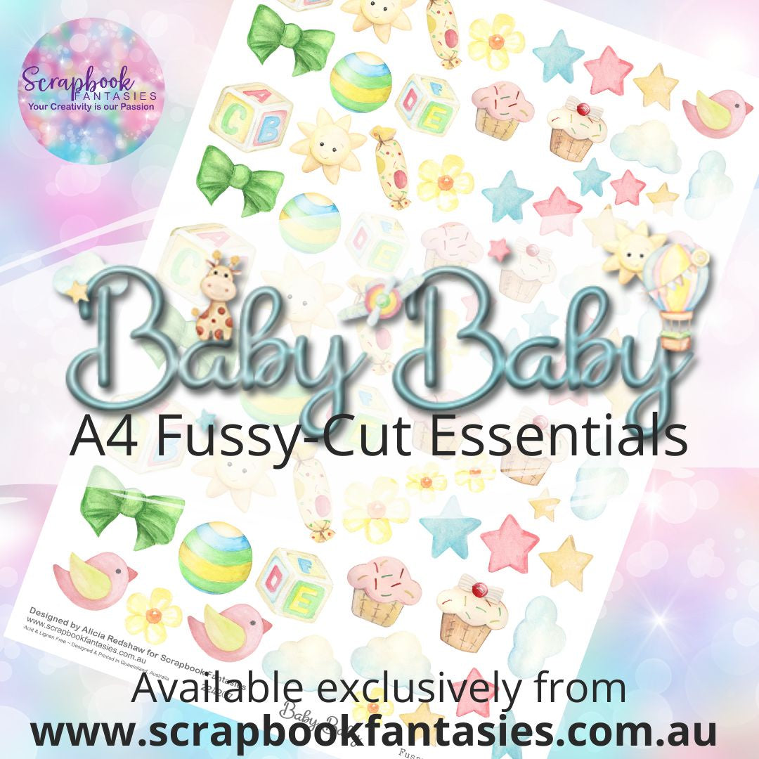 Baby Baby A4 Colour Fussy-Cut Essentials - Baby Baby 224207