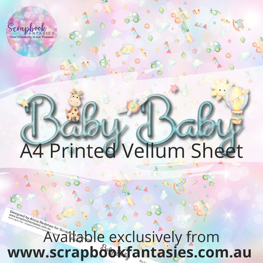 Baby Baby A4 Printed Vellum Sheet - Toys 224204