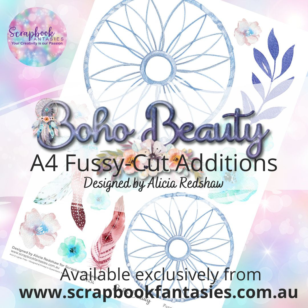 Boho Beauty A4 Colour Fussy-Cut Additions  - Dream Builder 4 327434