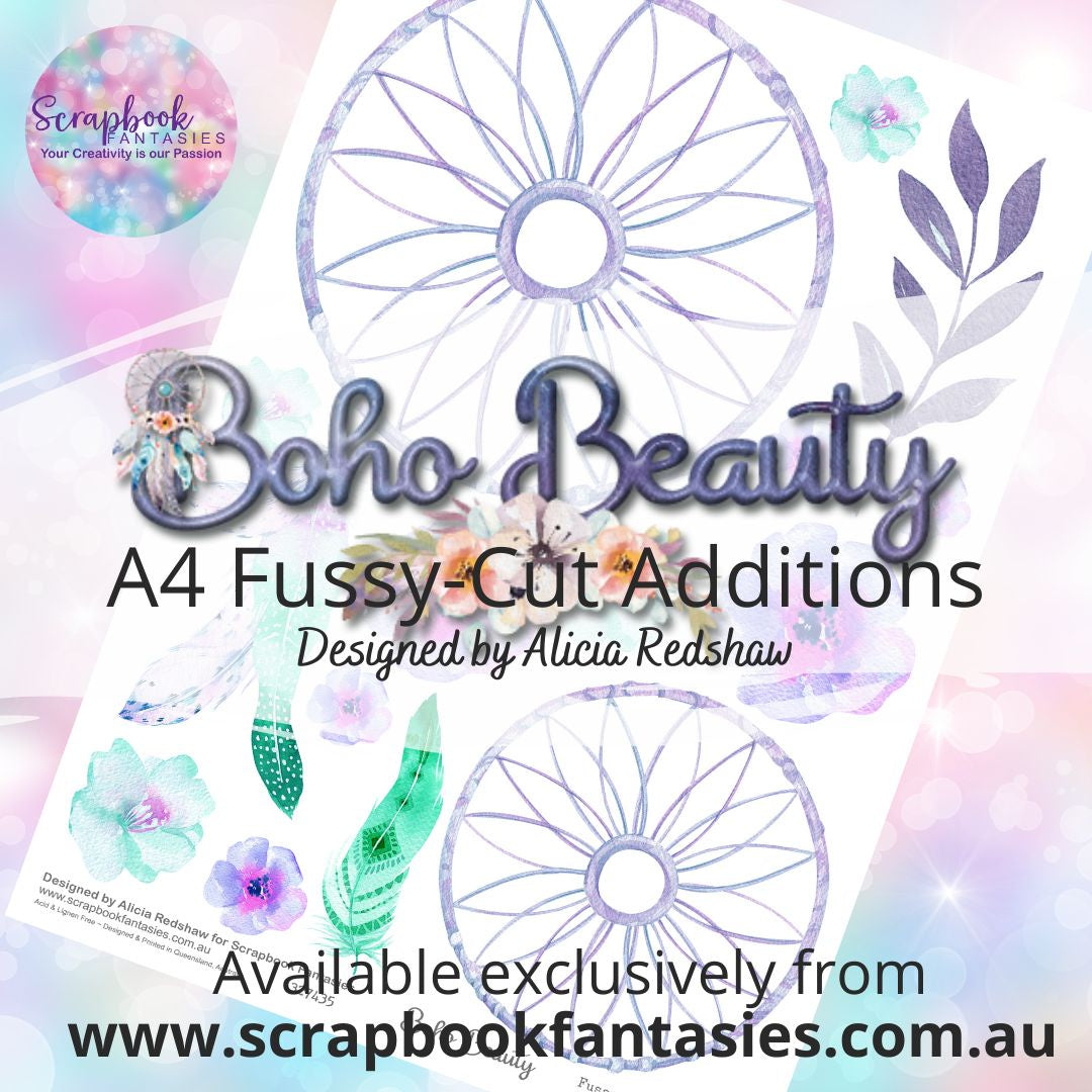 Boho Beauty A4 Colour Fussy-Cut Additions  - Dream Builder 5 327435