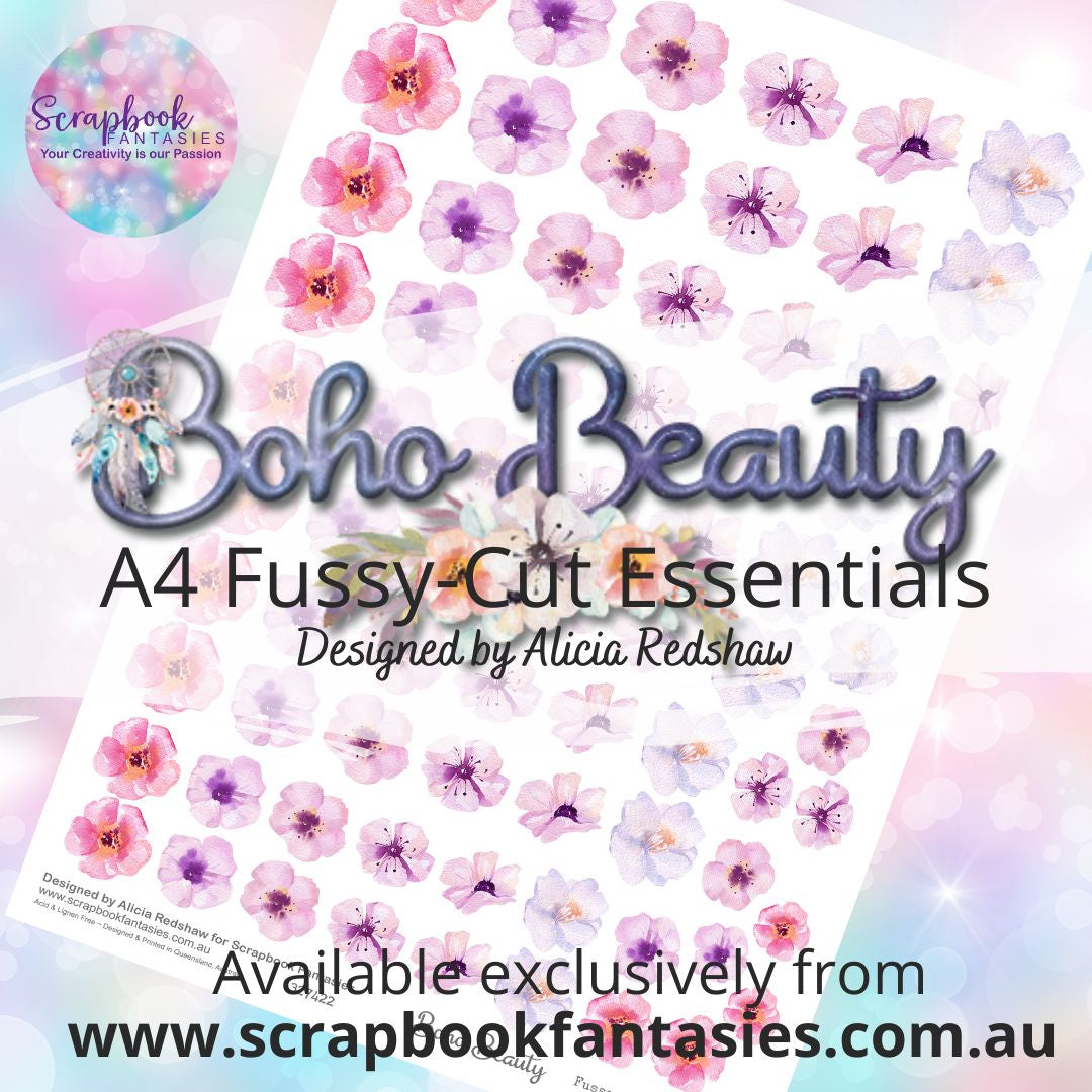 Boho Beauty A4 Colour Fussy-Cut Essentials - Flowers 2 327422