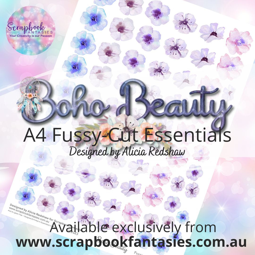 Boho Beauty A4 Colour Fussy-Cut Essentials - Flowers 3 327423