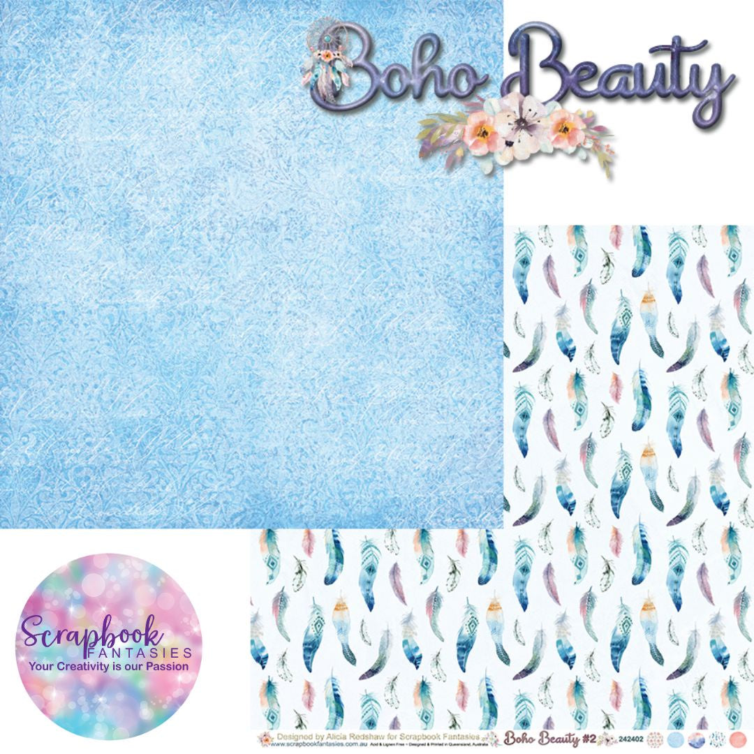 Boho Beauty 12x12 Double-Sided Patterned Paper 2 - 327402