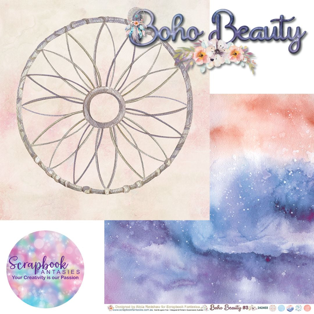 Boho Beauty 12x12 Double-Sided Patterned Paper 3 - 327403