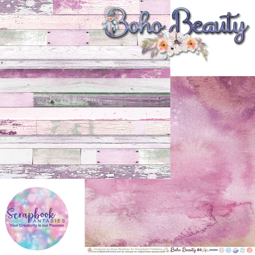 Boho Beauty 12x12 Double-Sided Patterned Paper 4 - 327404