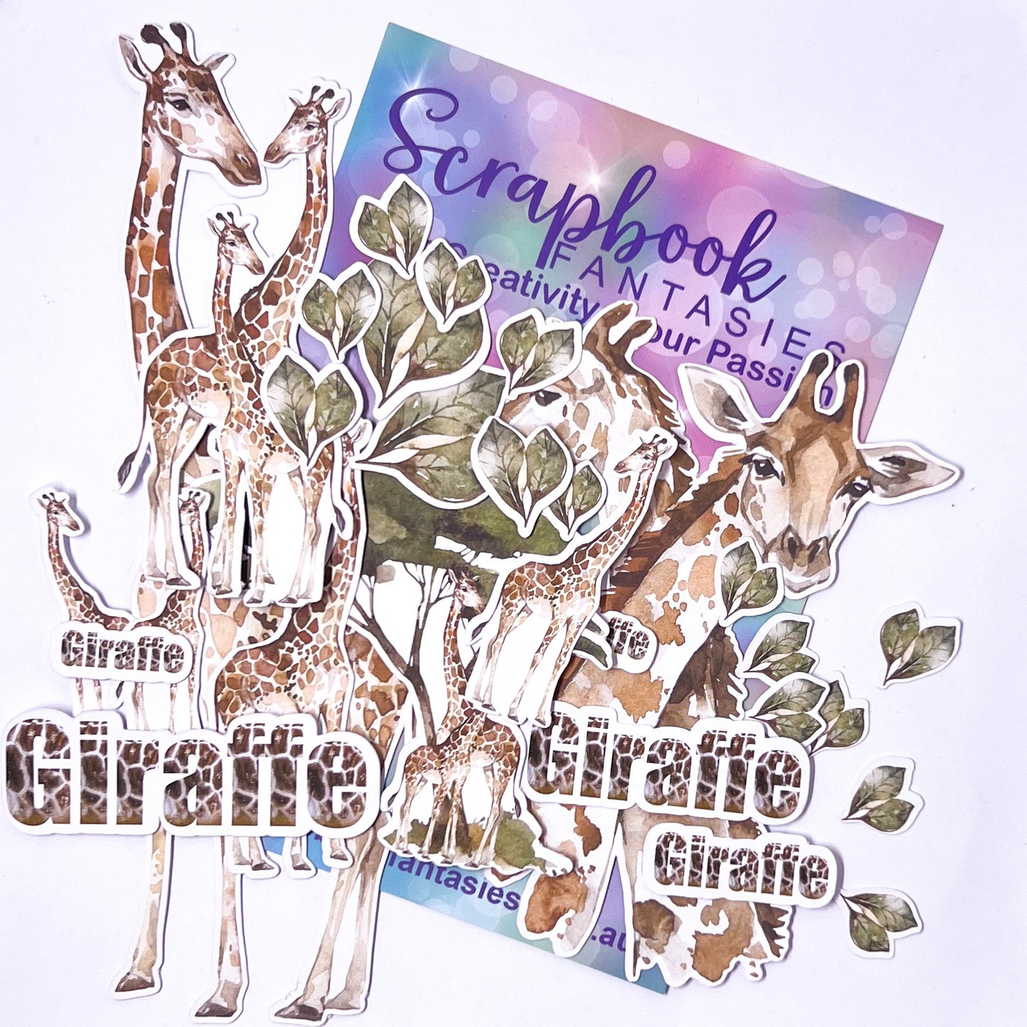 On Safari Colour-Cuts - Giraffe (29 pieces) 20016