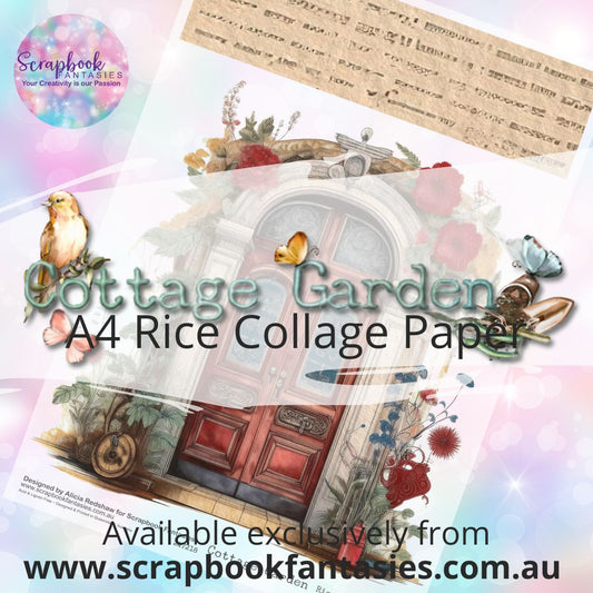 Cottage Garden A4 Rice Collage Paper - Door D 247218