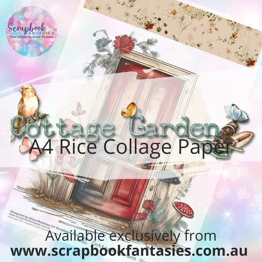 Cottage Garden A4 Rice Collage Paper - Door J 247224