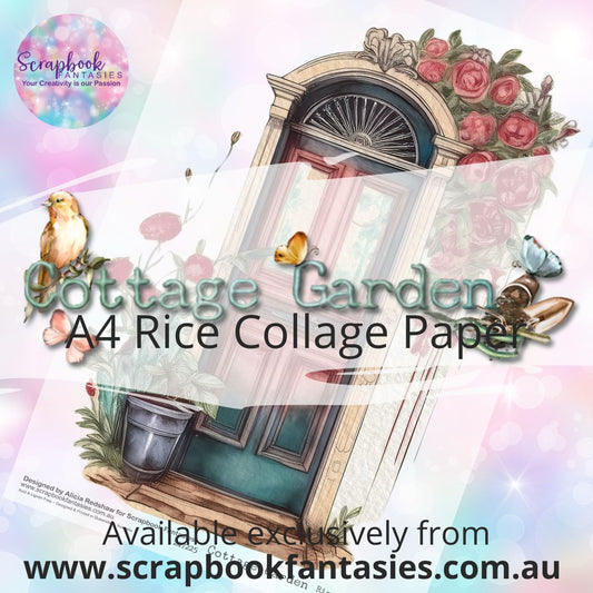 Cottage Garden A4 Rice Collage Paper - Door K 247225
