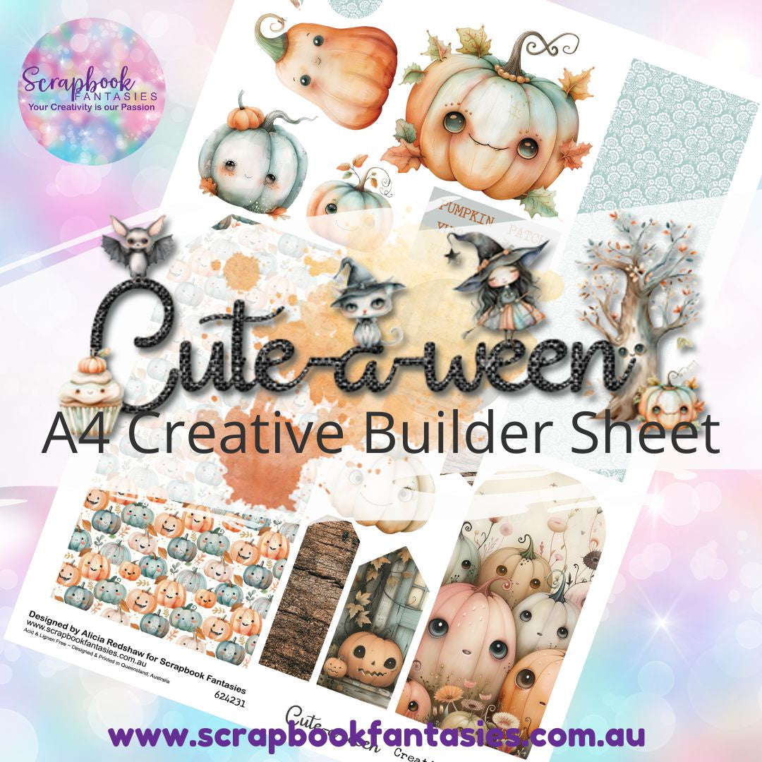 Cute-a-ween A4 Creative Builder Sheet - Pumpkin Patch 624231