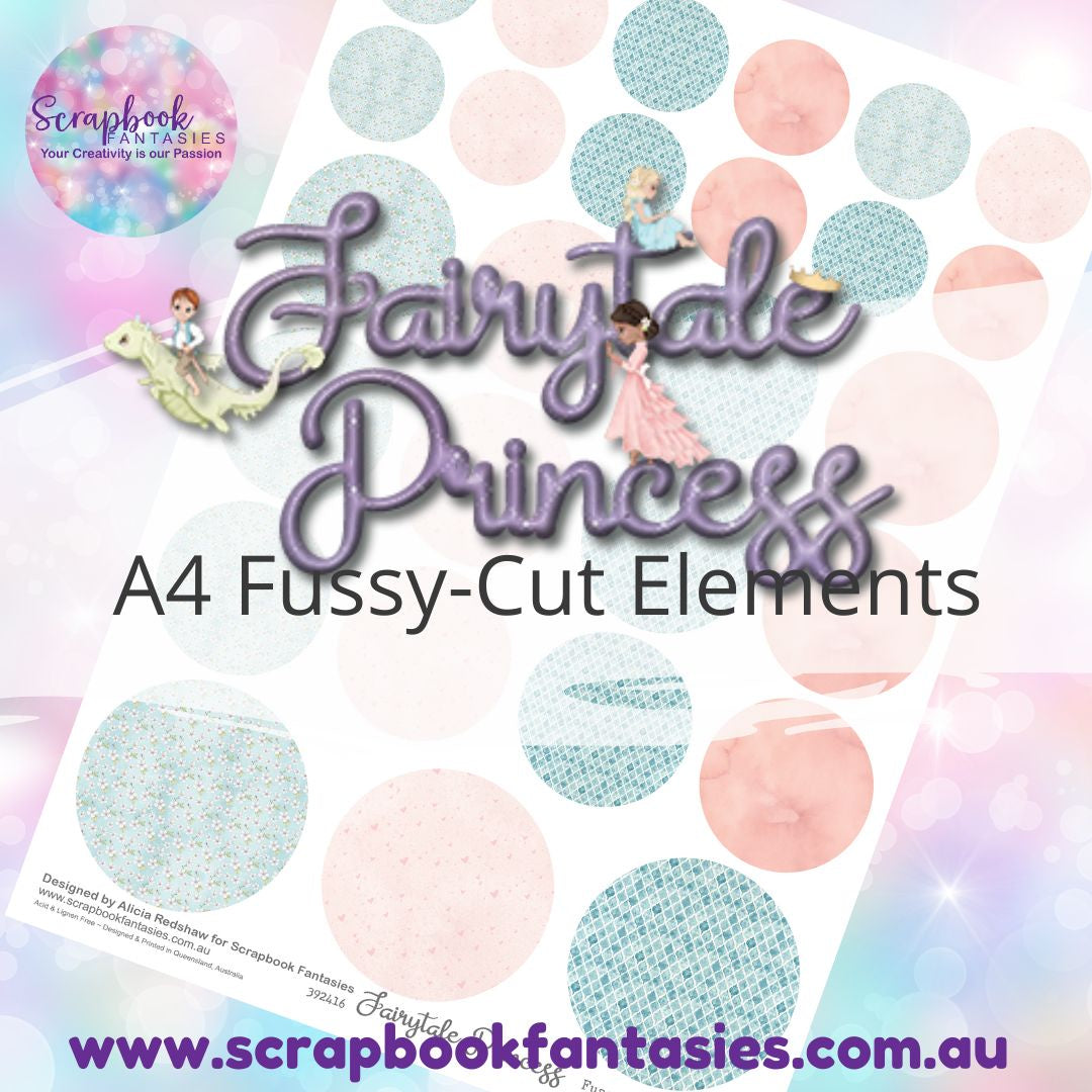 Fairytale Princess A4 Colour Fussy-Cut Elements - Circles 1 392416