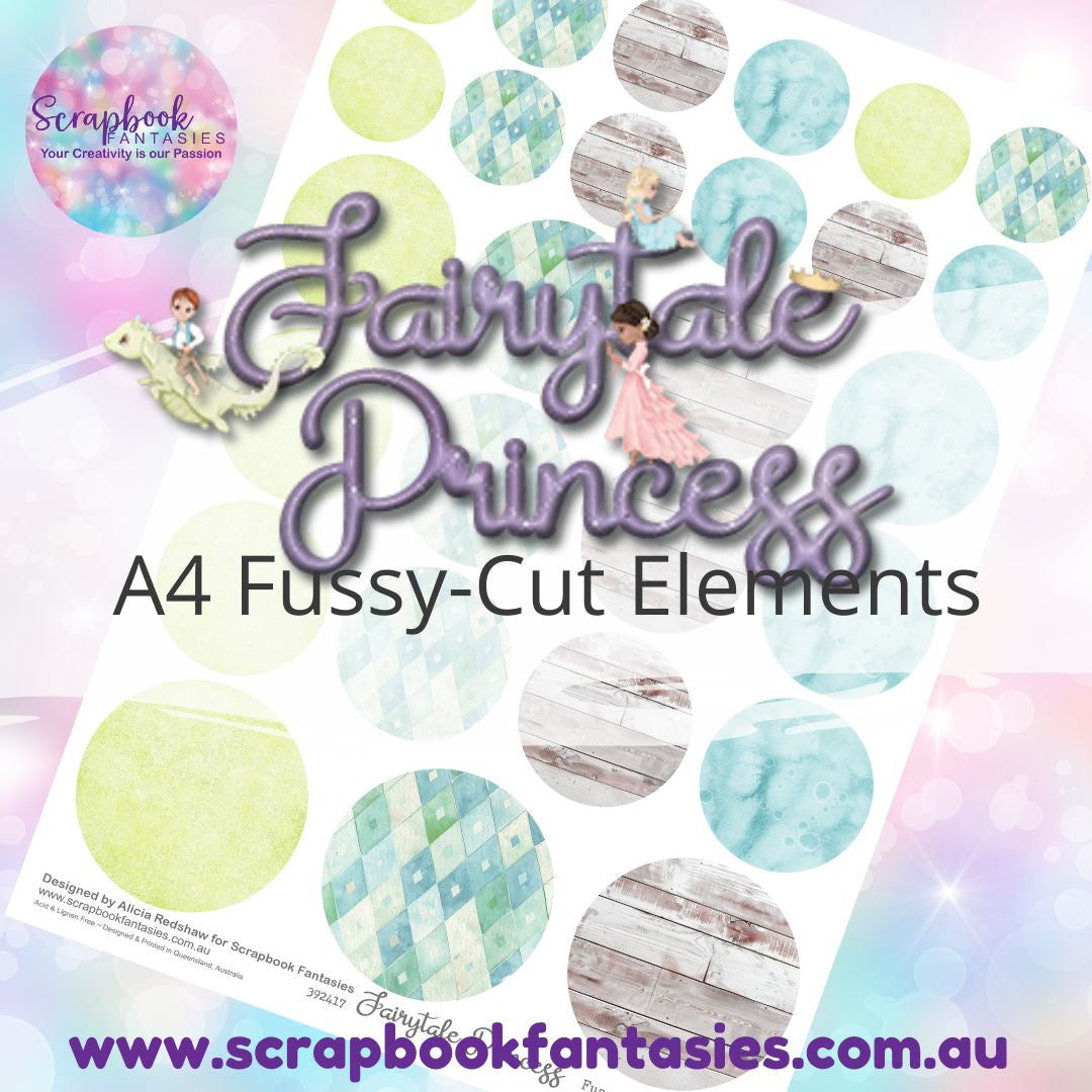 Fairytale Princess A4 Colour Fussy-Cut Elements - Circles 2 392417