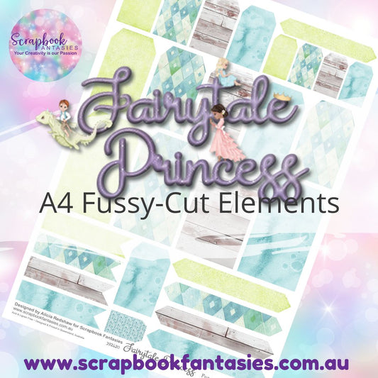 Fairytale Princess A4 Colour Fussy-Cut Elements - Tags & Tabs 2 392420