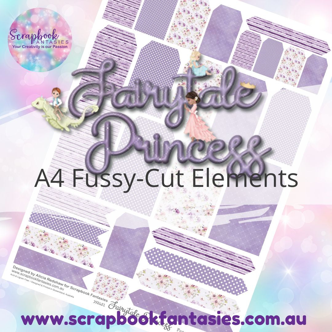 Fairytale Princess A4 Colour Fussy-Cut Elements - Tags & Tabs 3 392421