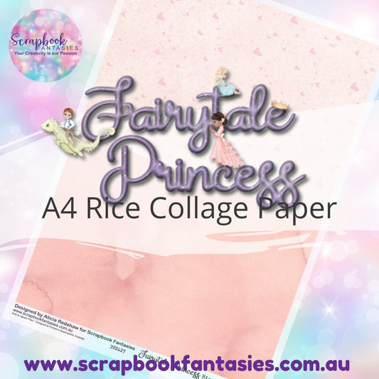 Fairytale Princess A4 Rice Collage Paper - Halves 2 392427