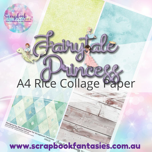 Fairytale Princess A4 Rice Collage Paper - Quarters Sampler 2 392433