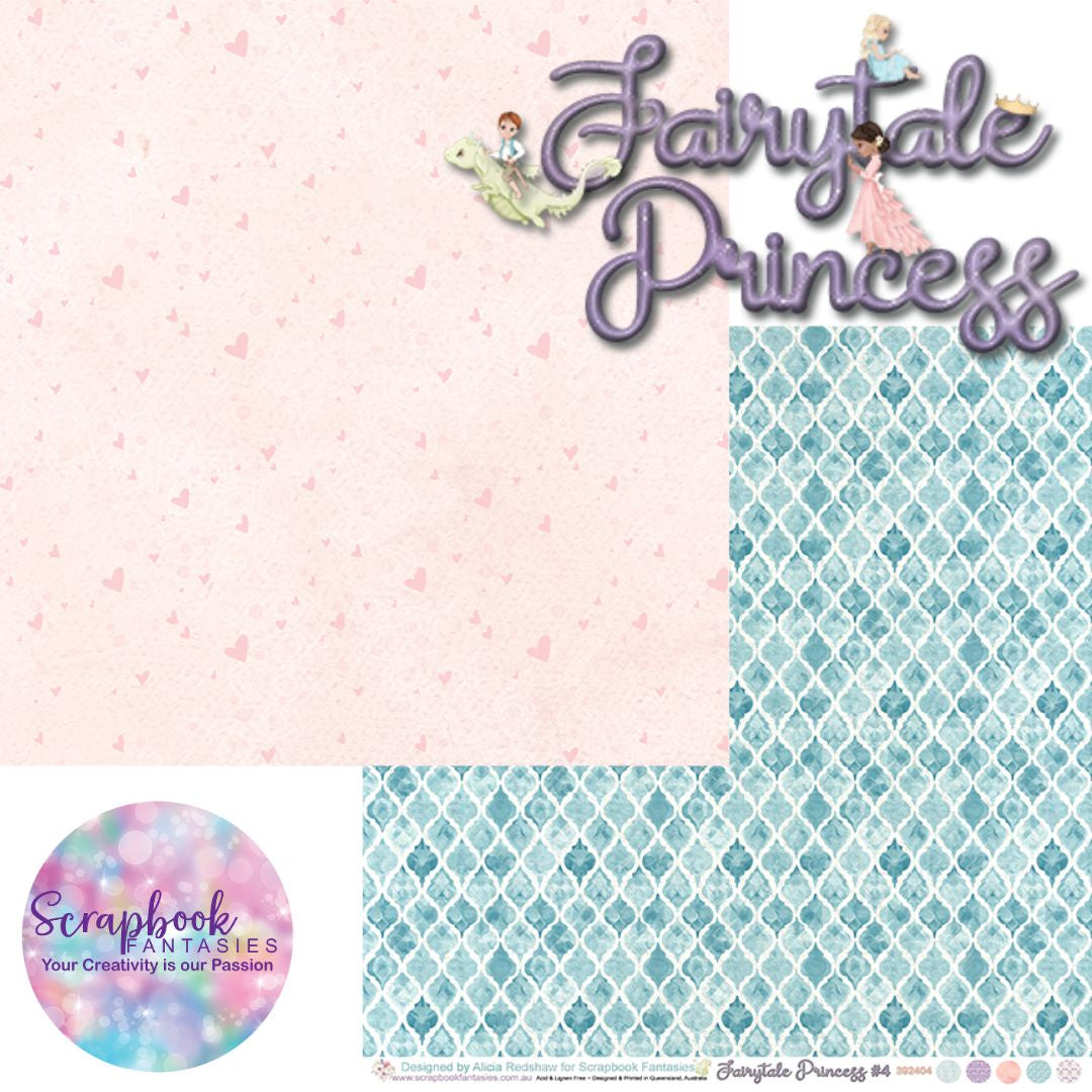 Fairytale Princess 12x12 Double-Sided Patterned Paper 4 - 392404