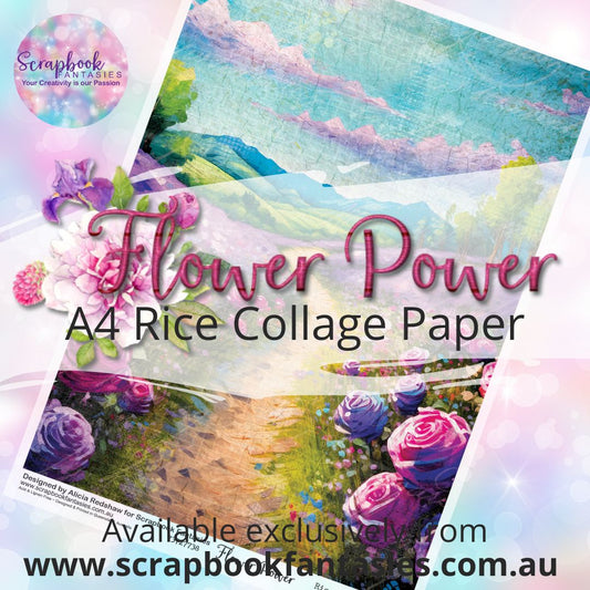 Flower Power A4 Rice Collage Paper - Path to Happiness 2 73727738