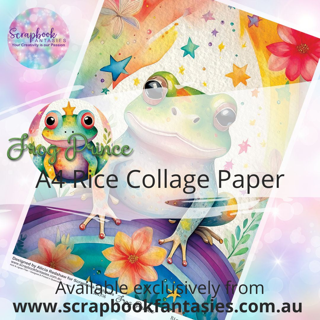 Frog Prince A4 Rice Collage Paper - Frog Prince 1 324706