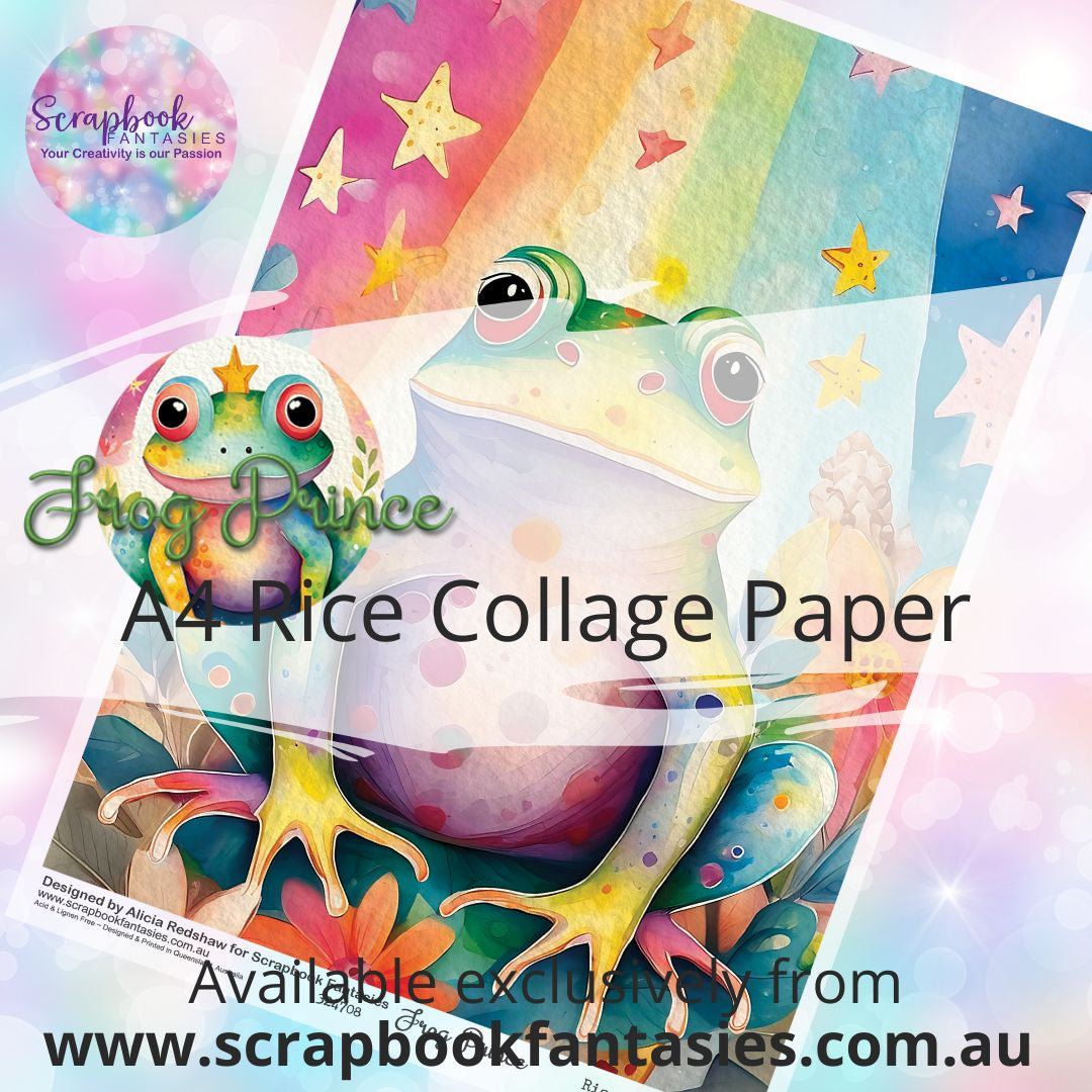 Frog Prince A4 Rice Collage Paper - Frog Prince 3 324708