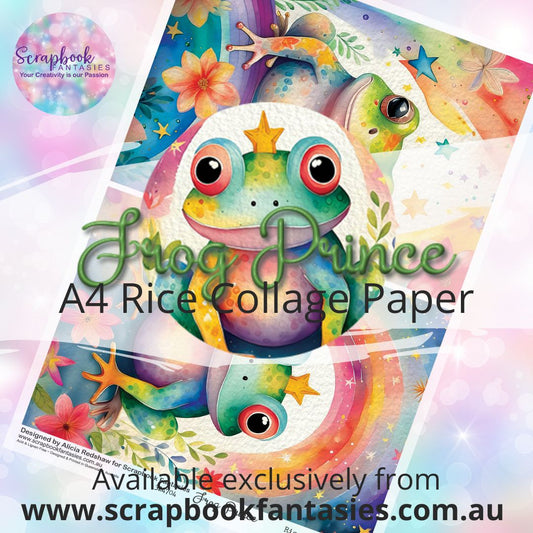 Frog Prince A4 Rice Collage Paper - Frog Prince Pair 1 324704