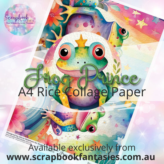 Frog Prince A4 Rice Collage Paper - Frog Prince Pair 2 324705