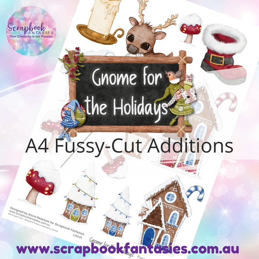 Gnome for the Holidays A4 Colour Fussy-Cut Additions - Build-a-Village 438426