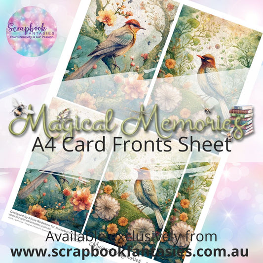 Magical Memories A4 Card Fronts Sheet  - Birds 1 667238