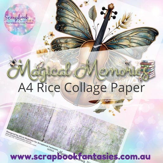 Magical Memories A4 Rice Collage Paper - Musical Butterfly 1 667246