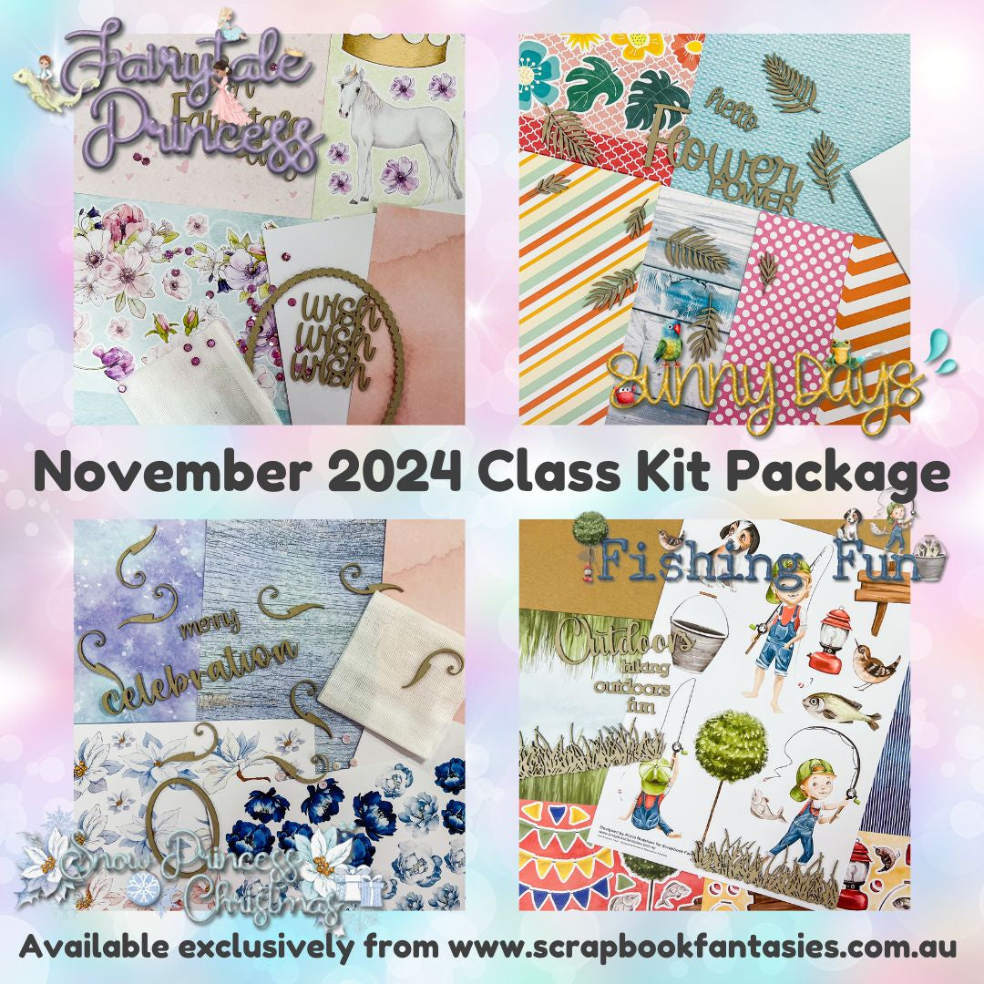 Class Kits Package for Live Classes November 2024 with Alicia Redshaw (Weeks 45, 46, 47 & 48)