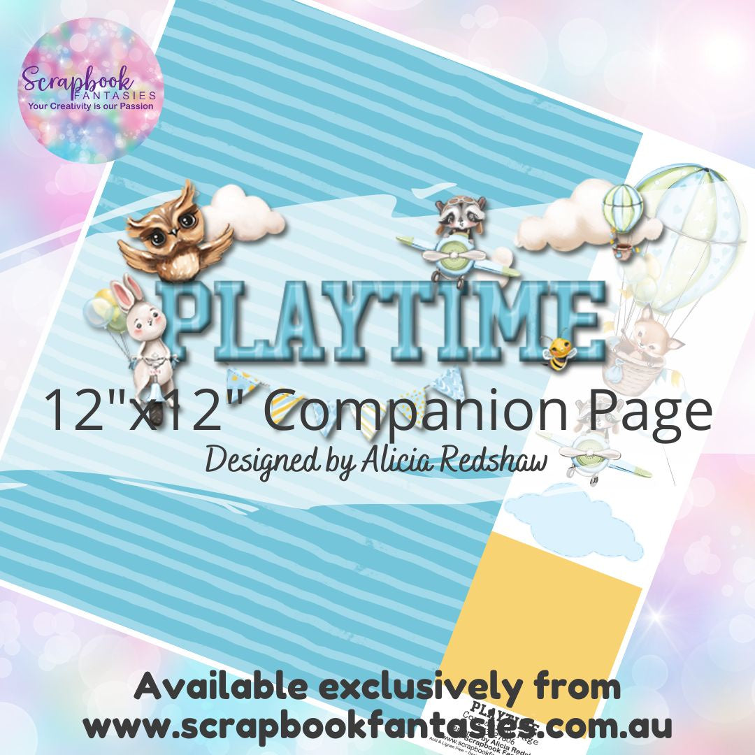 Playtime 12"x12" Single-sided Companion Page - Up, Up and Away 73627806