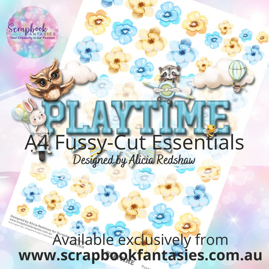 Playtime A4 Colour Fussy-Cut Essentials - Flowers 73627808