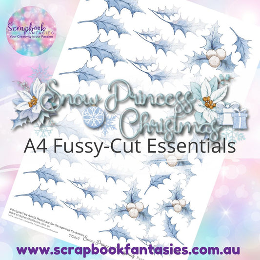 Snow Princess Christmas A4 Colour Fussy-Cut Essentials - Holly 2 772647